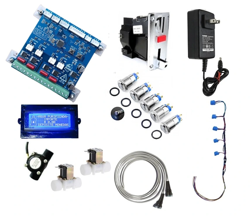 sistema electrónico vending de agua